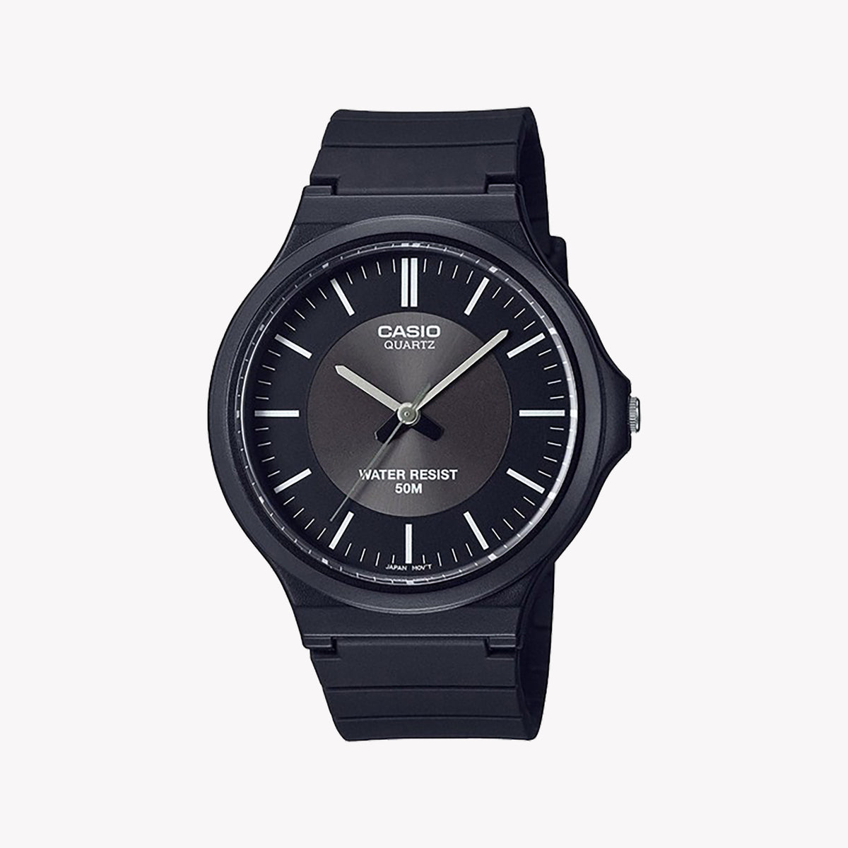 CASIO MW-240-1E3 - ELEGANTLY MINIMALIST MEN'S WATCH WITH TIMELESS BLACK AESTHETICS