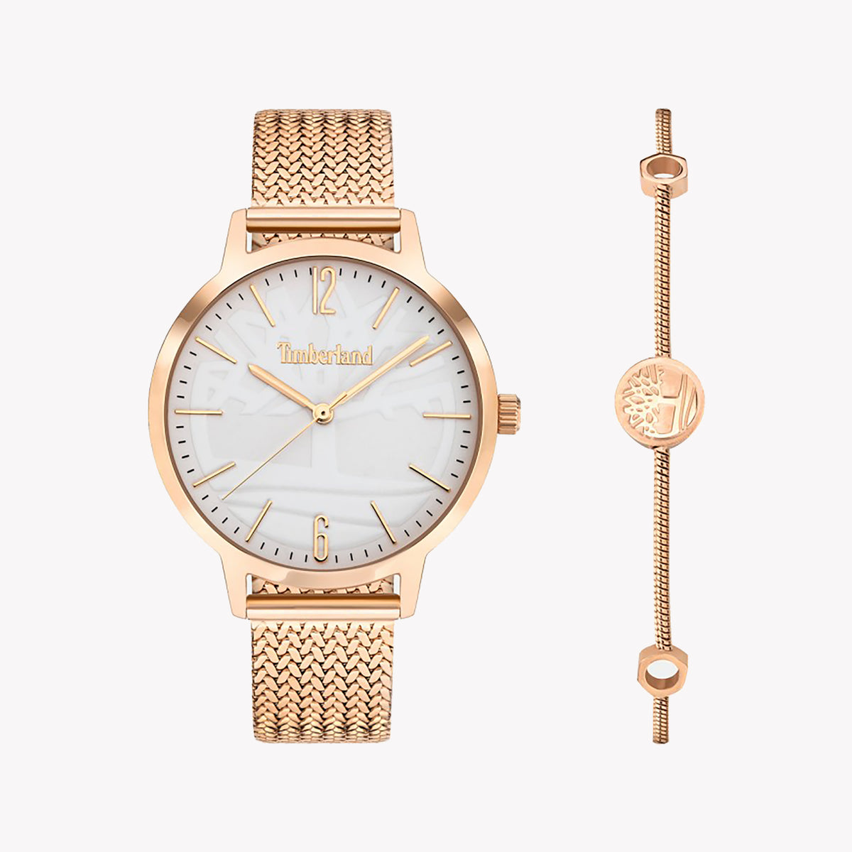 TIMBERLAND TDWLG2001451 - ELEGANT GOLD WOMEN'S WATCH WITH STUNNING WHITE DIAL & RELIABLE WATER RESISTANCE