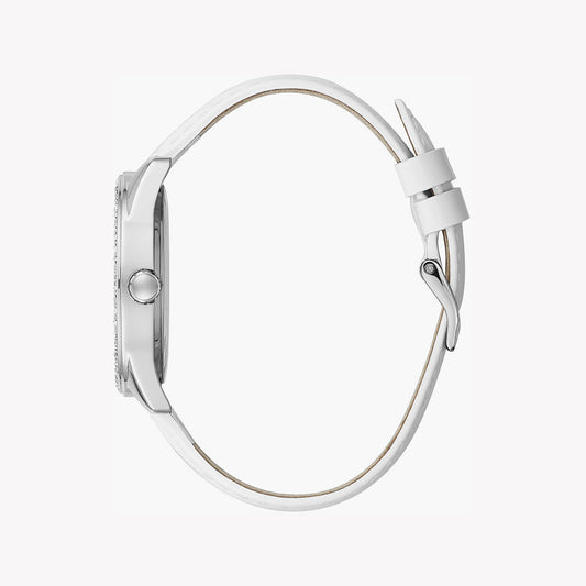 GUESS GW0098L1 SLEEK SOPHISTICATION - ELEGANT WOMEN'S WATCH WITH WHITE LEATHER BAND-i-Watch-2