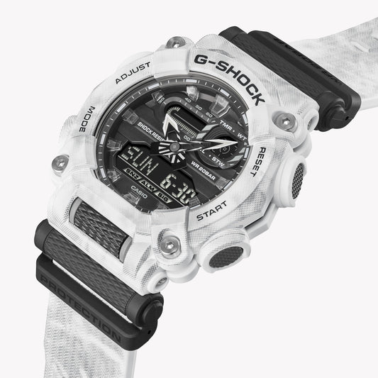 CASIO G-SHOCK GA-900GC-7ADR - ADVENTURE-READY ELEGANCE Men's Watch with Silver Case & Black Band-i-Watch-2