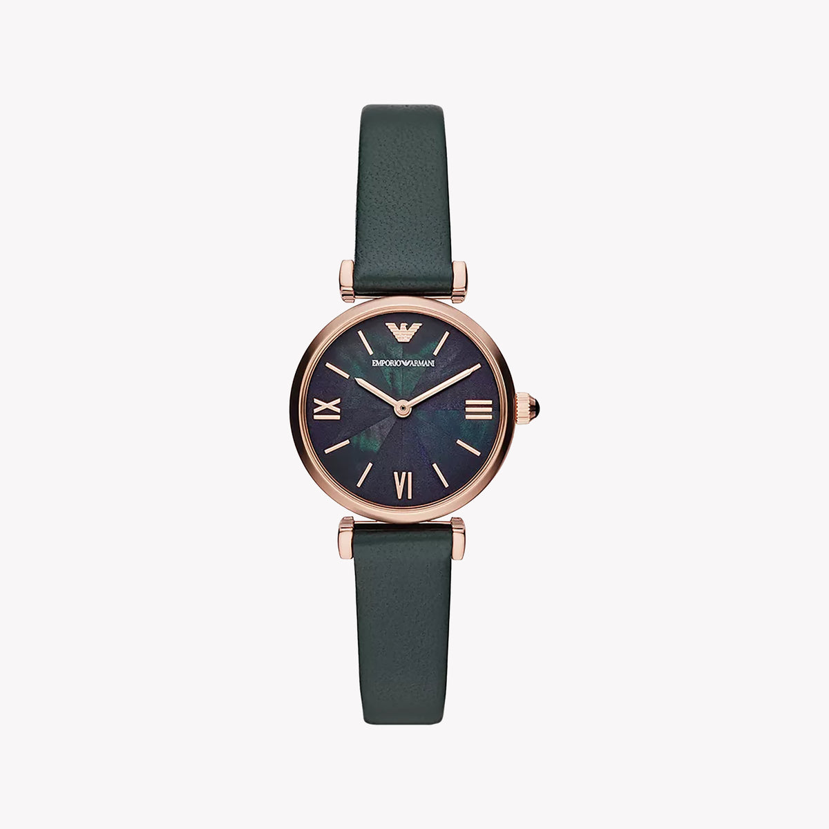 Emporio Armani AR11400 - RADIANT CHARM - Elegant Black Dial with Rose Gold Case Women's Watch