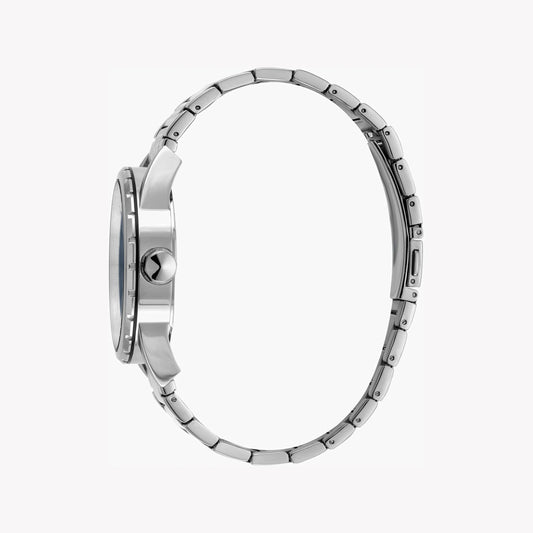 JUST CAVALLI JC1G082M0065 - ELEGANT BLUE DIAL MEN'S WATCH WITH SILVER STAINLESS STEEL BAND-i-Watch-2