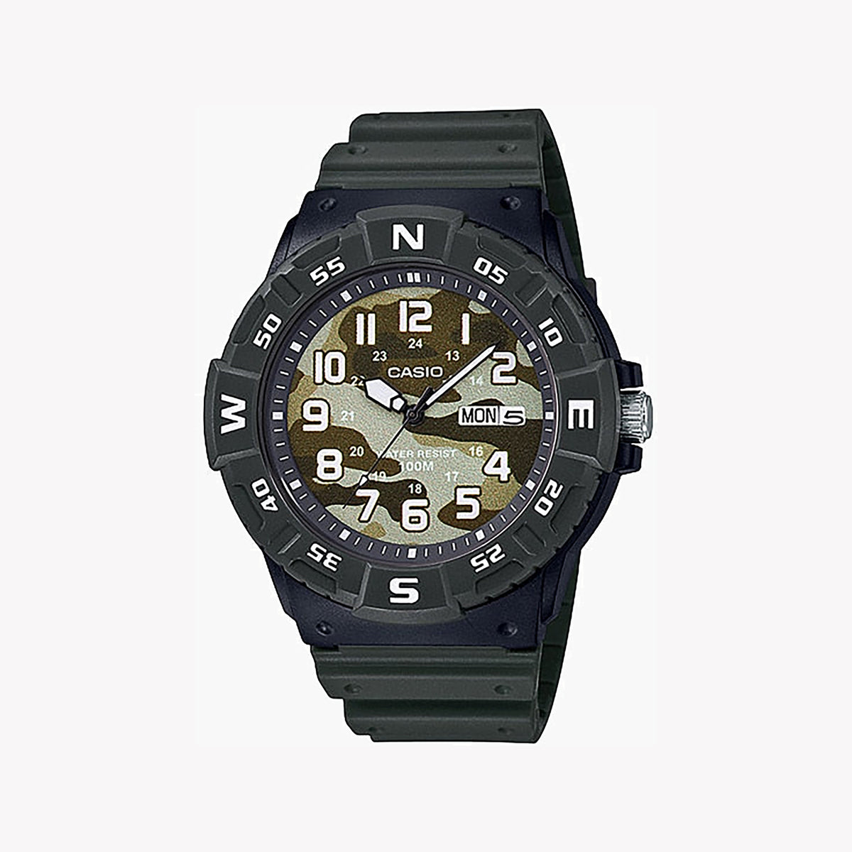 CASIO MRW-220HCM-3BVDF ADVENTURE READY - SPORTY BLACK & GREEN MEN'S WATCH