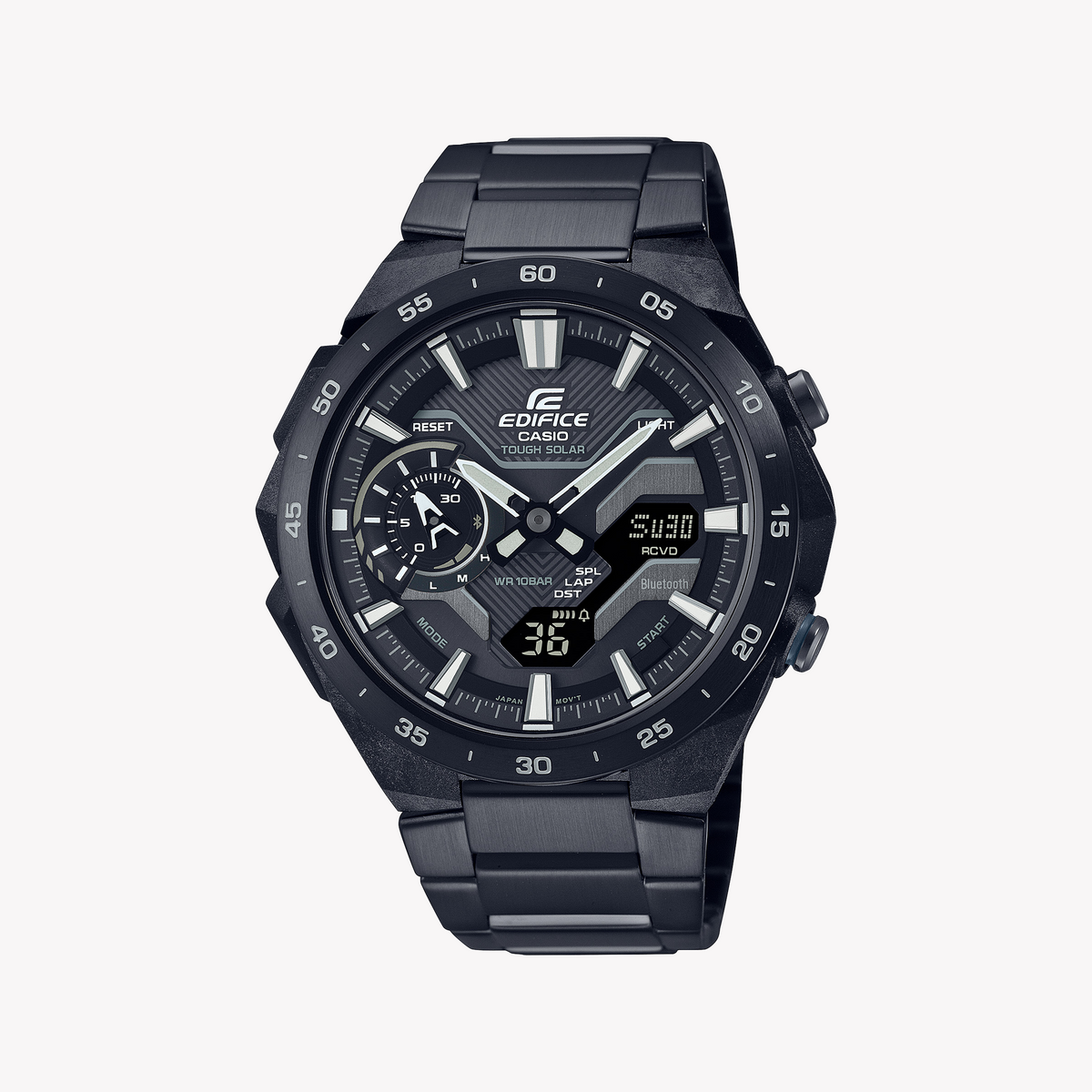 EDIFICE ECB-2200DC-1AEF - BOLD PERFORMANCE MEN'S WATCH WITH STYLISH BLACK DESIGN