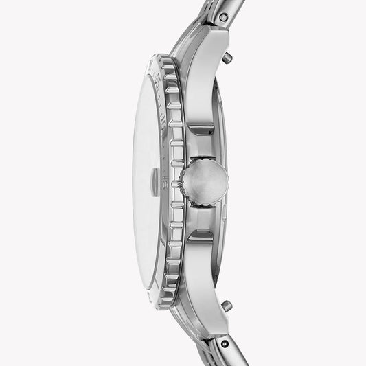 FOSSIL ES4744 ELEGANT TIMEPIECE - MODERN WOMAN'S SILVER STAINLESS STEEL WATCH-i-Watch-2