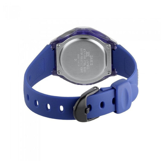 CASIO Women's Watch with Silver Resin Case and Blue Resin Band-i-Watch-2