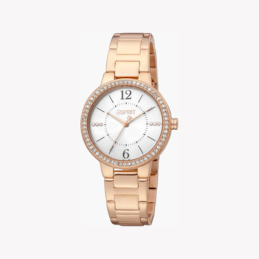 ESPRIT Women's Watch with Rose Gold Stainless Steel Case and Rose Gold Stainless Steel Band-i-Watch-2