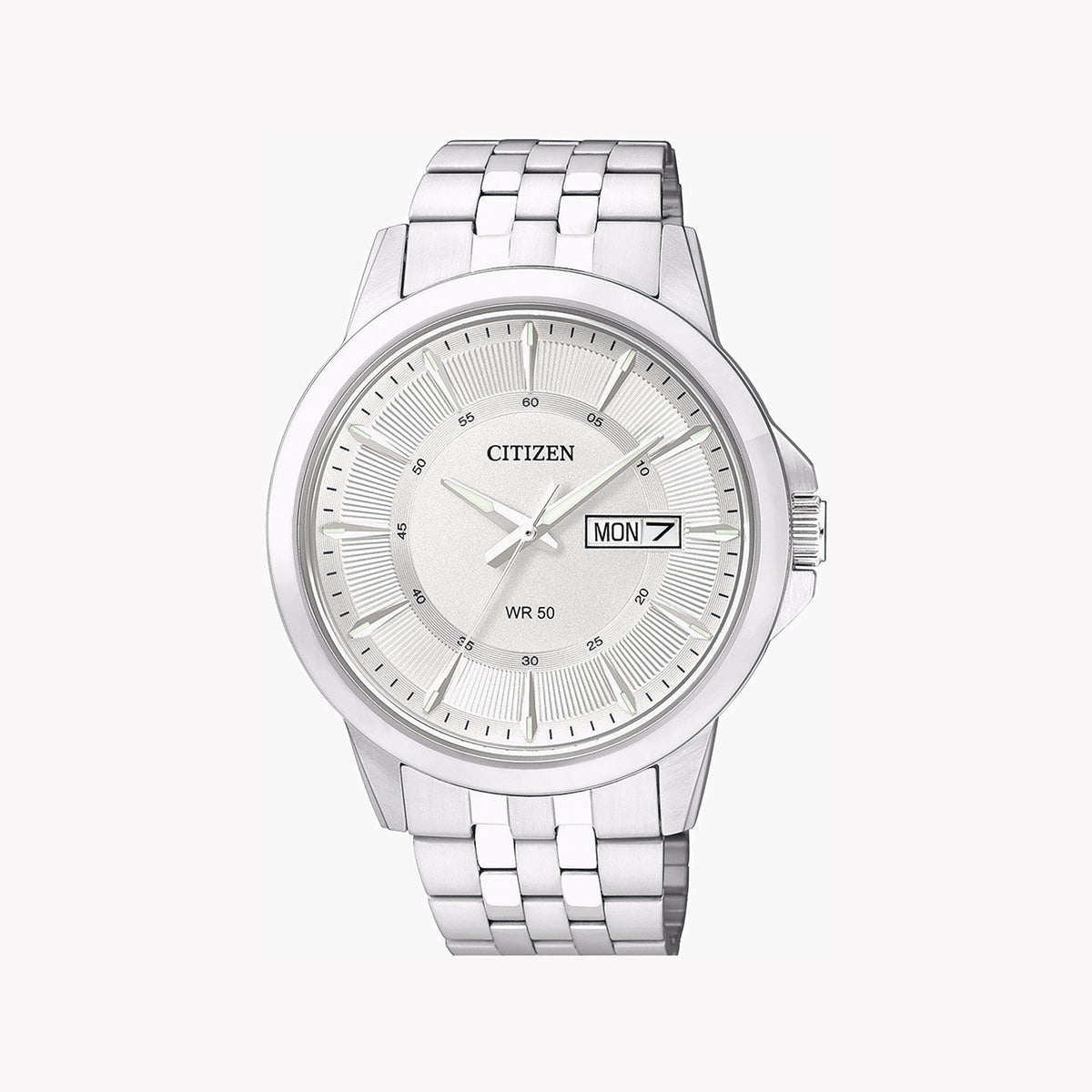 CITIZEN BF2011-51A - ELEGANT RELIABILITY FOR MODERN MEN - QUARTZ TIMEPIECE IN SILVER