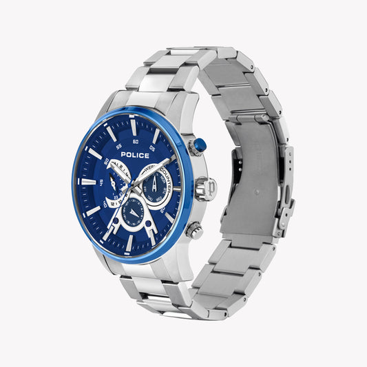 POLICE P15523JSTBL03M - ELEGANT BLUE TIMEPIECE FOR THE MODERN GENTLEMAN-i-Watch-2