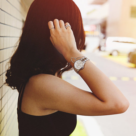 CASIO SHE-3060D-7AUDR ELEGANT ADVENTURER - SPORTY STAINLESS STEEL WOMEN'S WATCH-i-Watch-2