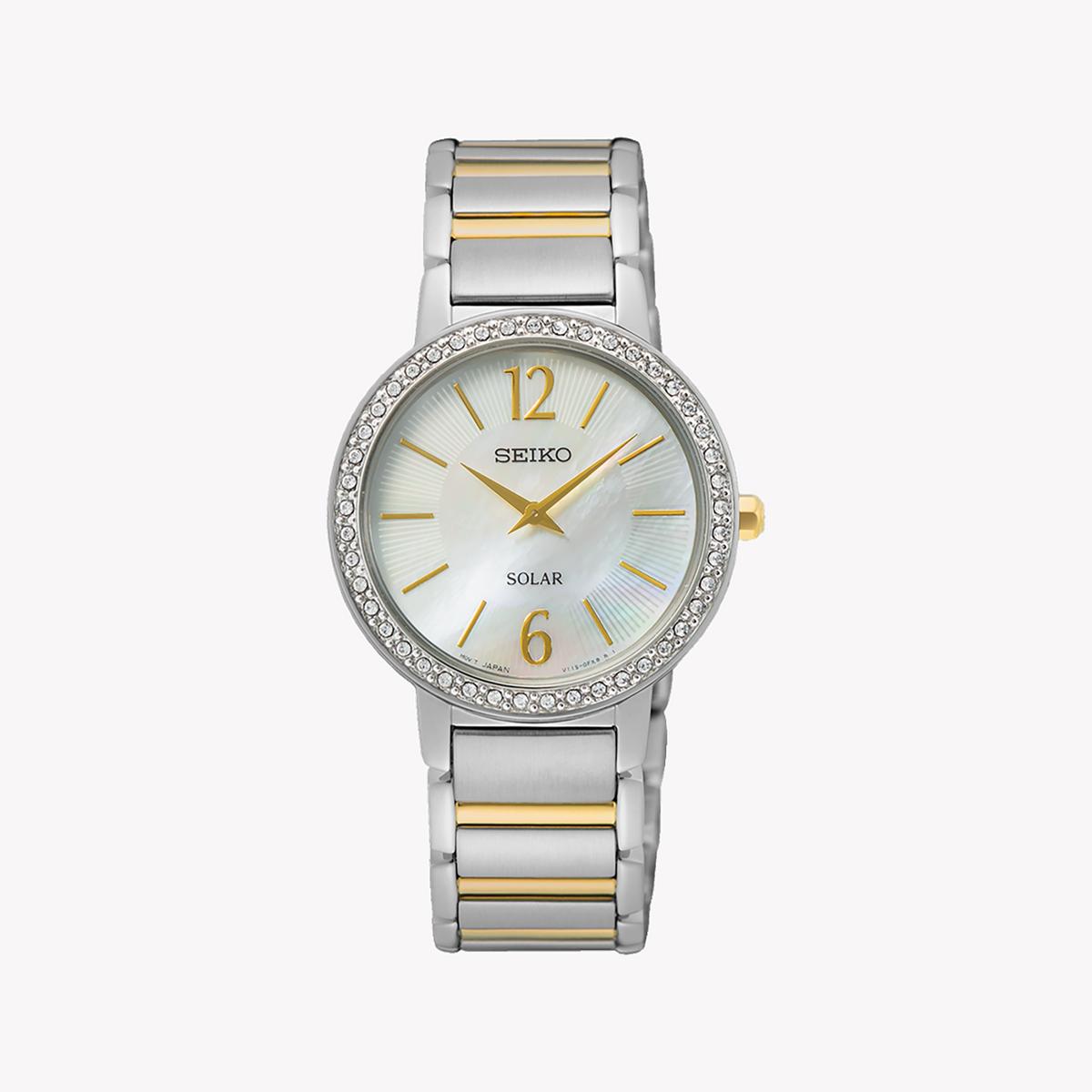 SEIKO SUP469P1 Women's Solar Watch - Elegant Stainless Steel-i-Watch