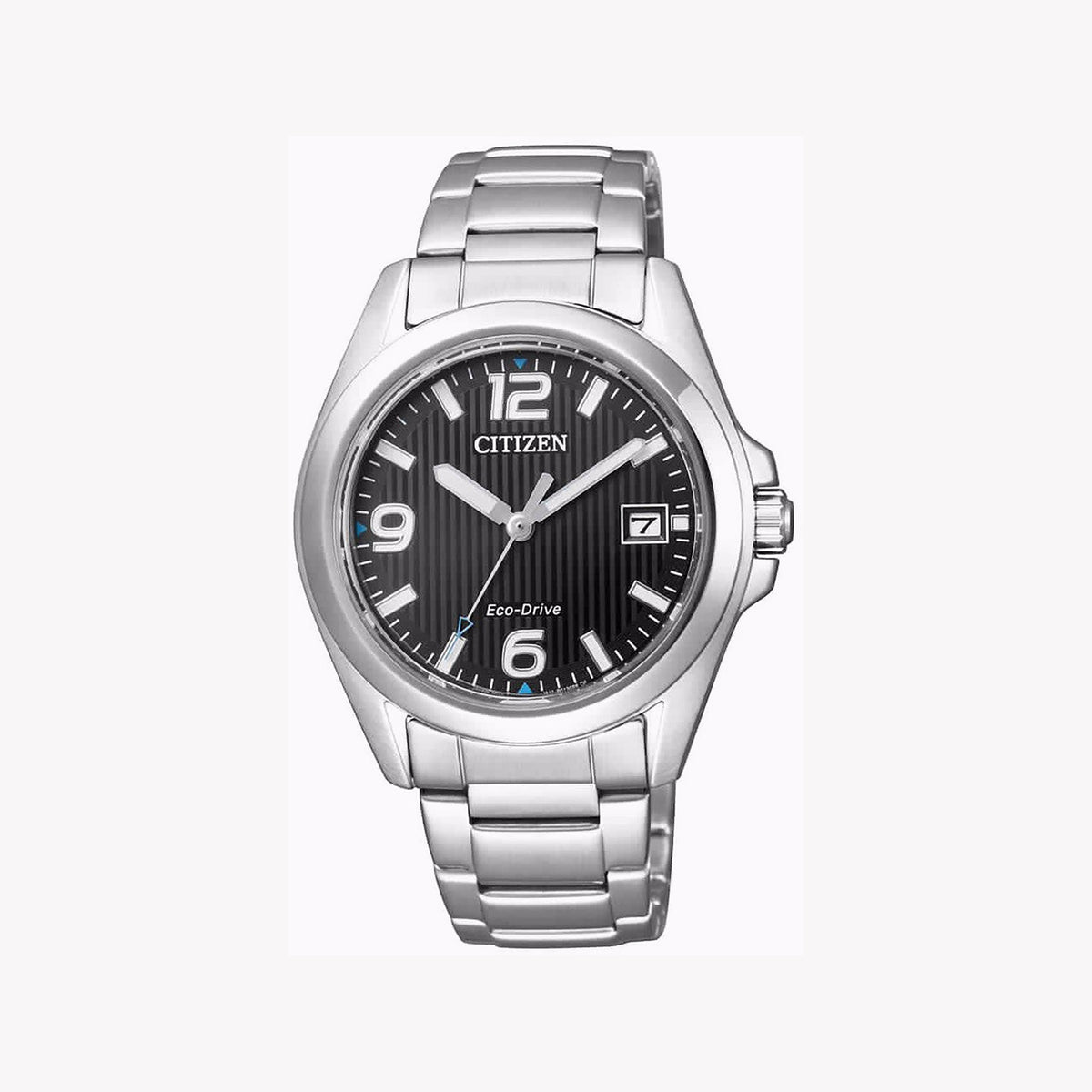 CITIZEN FE6030-52E MODERN ELEGANCE - STYLISH ECO-DRIVE TIMEPIECE for Women with Silver Band & Black Dial