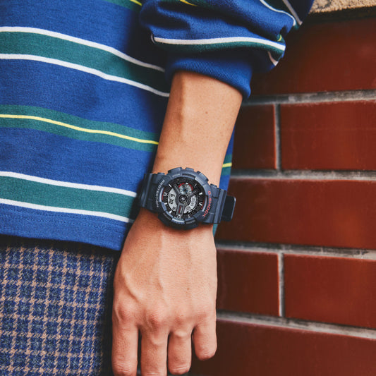 CASIO G-SHOCK GA-110-1A BOLD ADVENTURE - MEN'S SPORTY TIMEPIECE WITH BLACK RESIN BAND-i-Watch-2