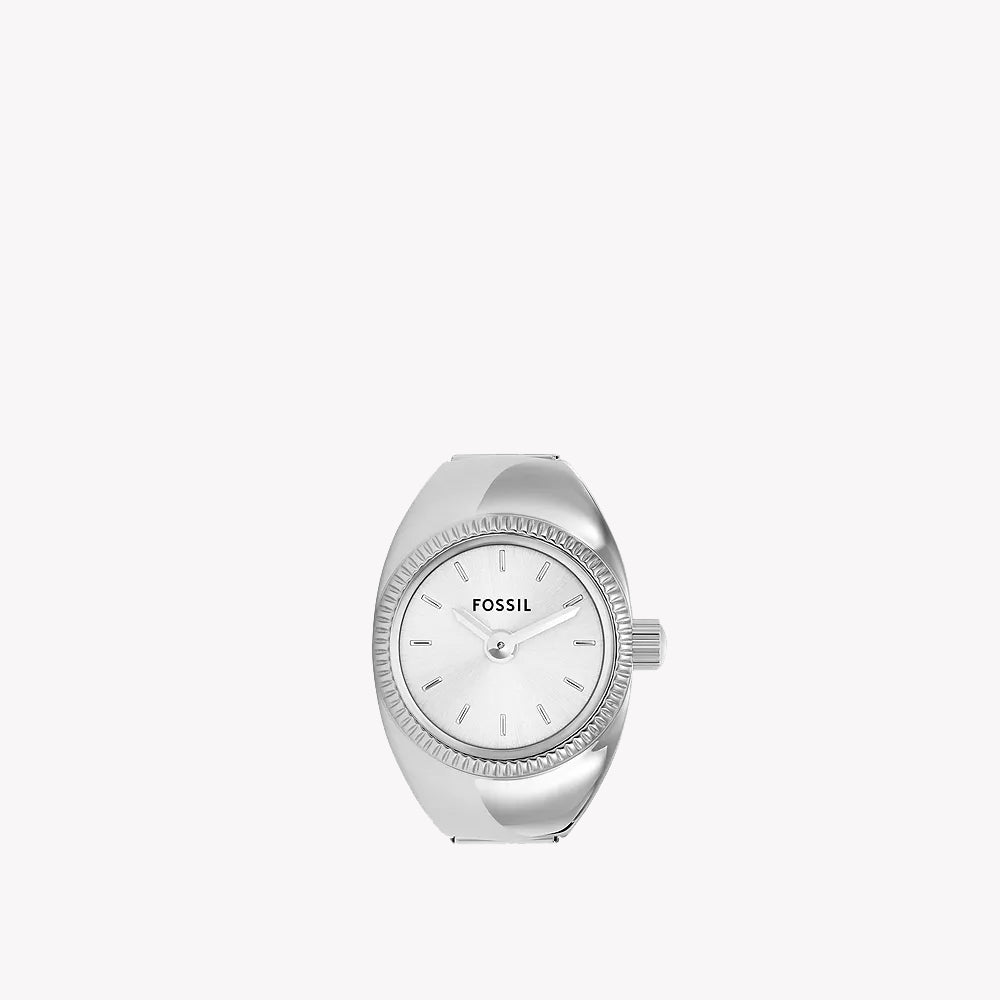 FOSSIL Women's Watch with Silver Stainless Steel Case and Silver Stainless Steel Band