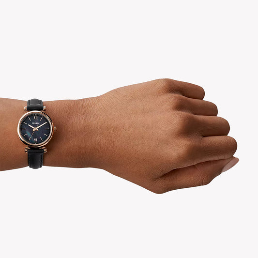 FOSSIL ES4700 TIMELESS ELEGANCE - MODERN WOMEN'S WATCH with Black Mother-Of-Pearl Dial & Rose Gold Case-i-Watch-2