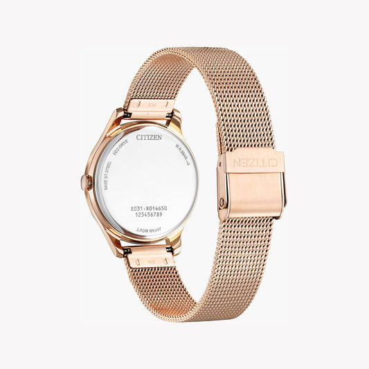 CITIZEN EM0508-80Y - ELEGANT CHARM & FUNCTIONALITY - Women's Rose Gold Eco-Drive Watch-i-Watch-2