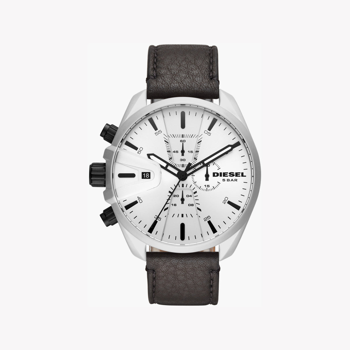 DIESEL DZ4505 BOLD EXPRESSION - STAINLESS STEEL MEN'S WATCH WITH STRIKING GRAY DIAL