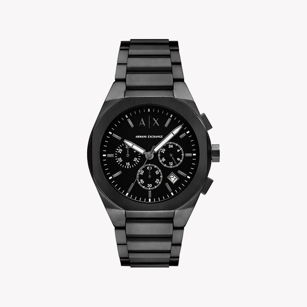 A|X ARMANI EXCHANGE AX4183 - BOLD BLACK ELEGANCE Men's Watch with Sleek Stainless Steel Band and Striking Dial