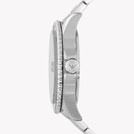 EMPORIO ARMANI AR11338 - MODERN MASTERY WITH STRIKING GREEN DIAL & STAINLESS STEEL EXECUTION-i-Watch-2