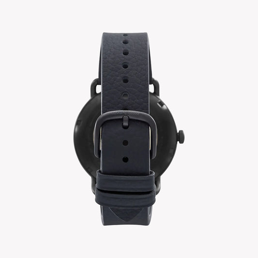 EMPORIO ARMANI AR60028 BLACK ELEGANCE - Men's Sophisticated Timepiece with Leather Band-i-Watch-2