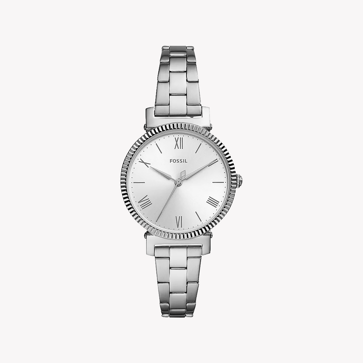 FOSSIL ES4864 TIMELESS ELEGANCE - CLASSIC SILVER STAINLESS STEEL WOMEN'S WATCH