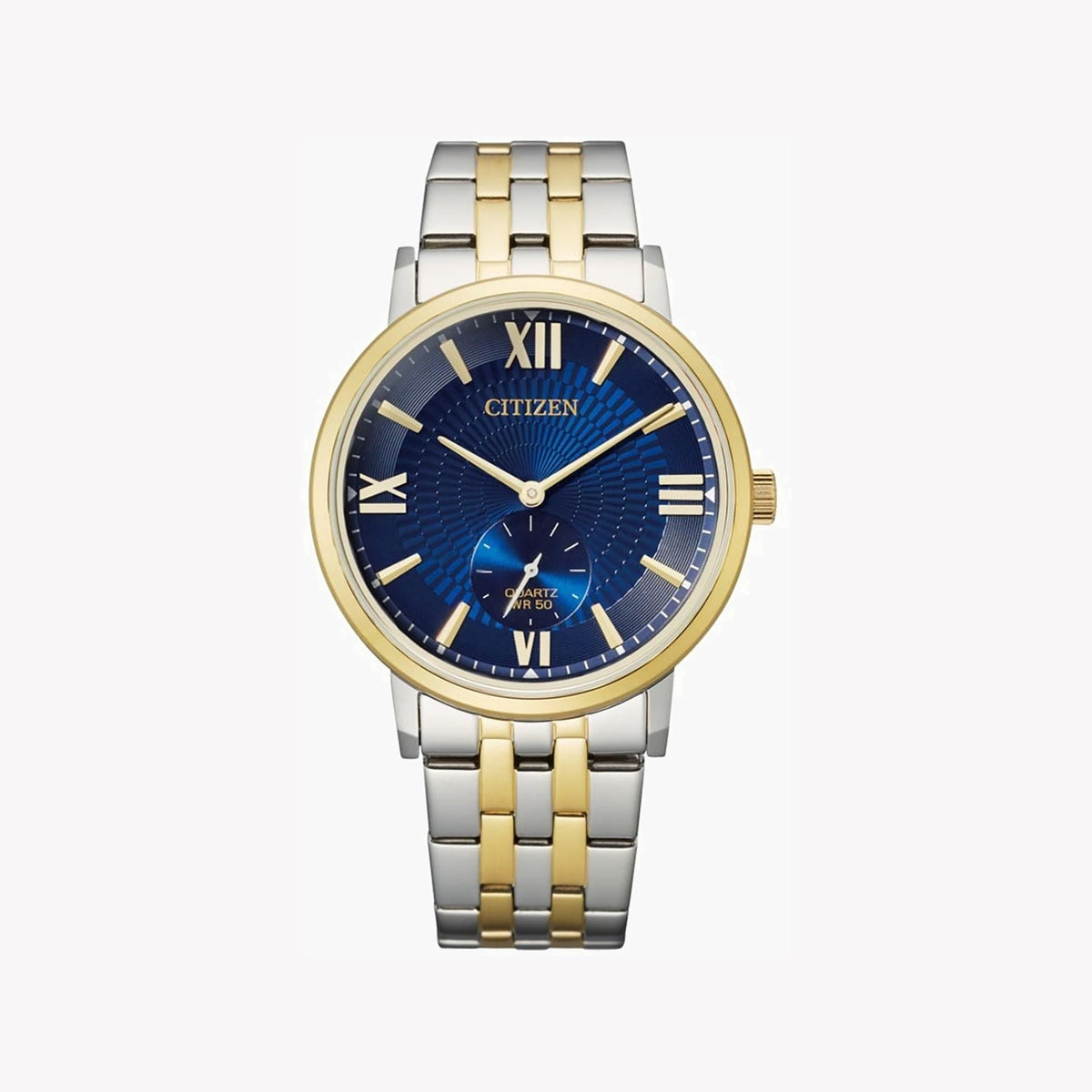 CITIZEN BE9176-76L - PRECISELY STYLISH MEN'S WATCH with Blue Dial & Stainless Steel Band