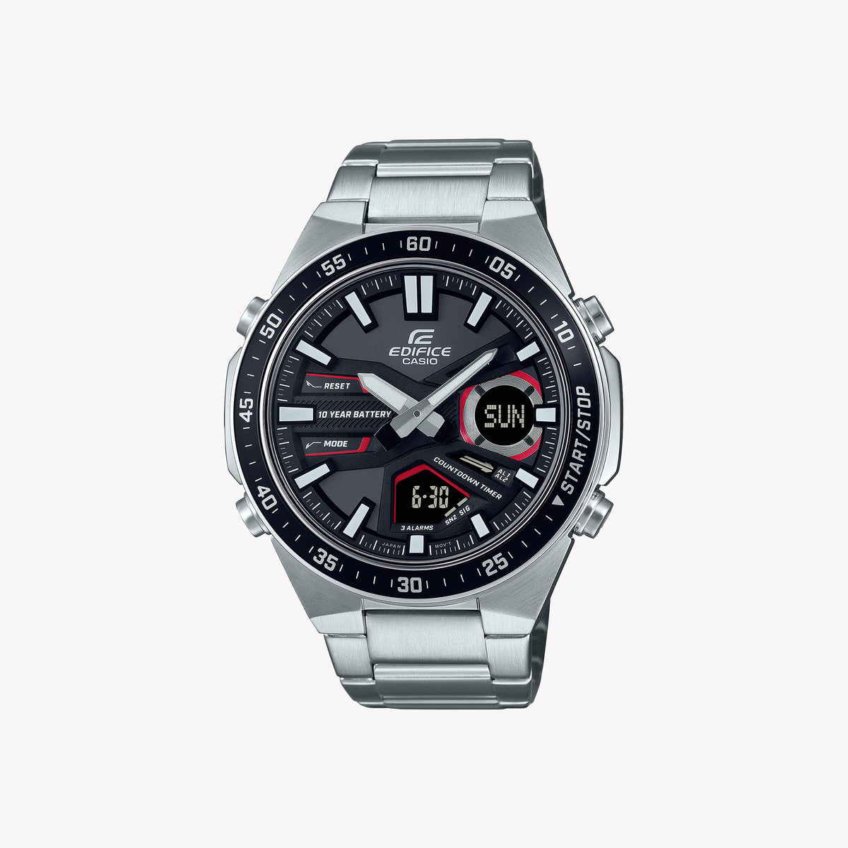 CASIO EFV-C110D-1A4VEF TIMELESS ELEGANCE - MEN'S STAINLESS STEEL WATCH WITH QUARTZ PRECISION