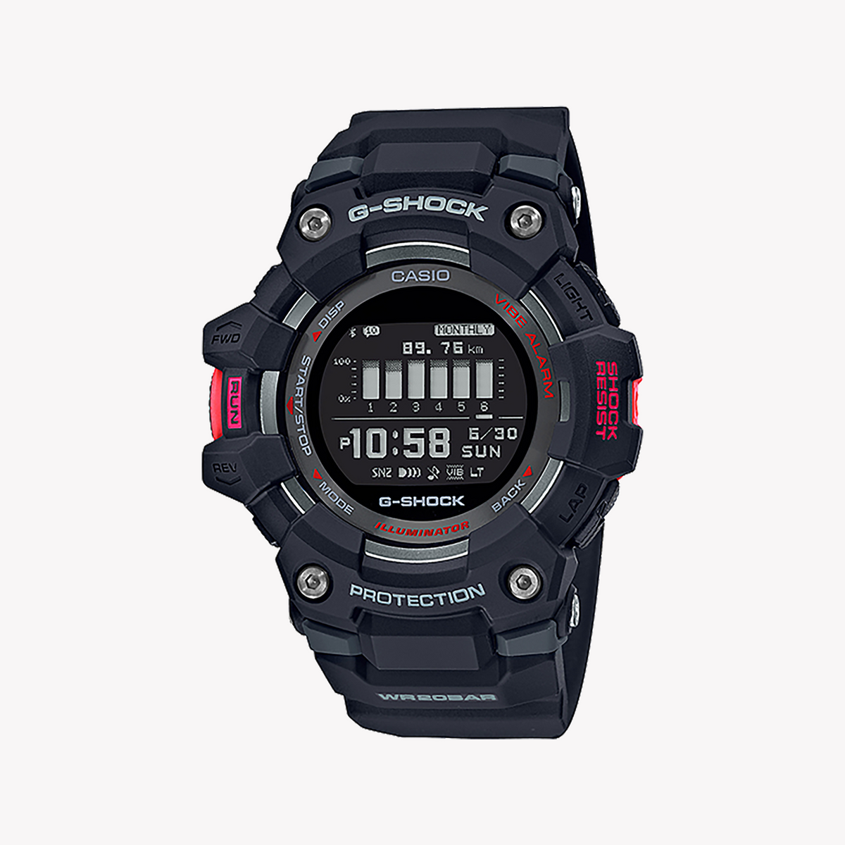 CASIO G-SHOCK GBD-100-1DR - UNLEASH YOUR ADVENTURE WITH STYLE & SMART TRACKING