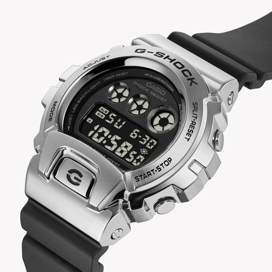 CASIO G-SHOCK GM-6900U-1DR - SPORTY ELEGANCE MEN'S WATCH WITH BLACK RESIN BAND & STAINLESS STEEL CASE-i-Watch-2