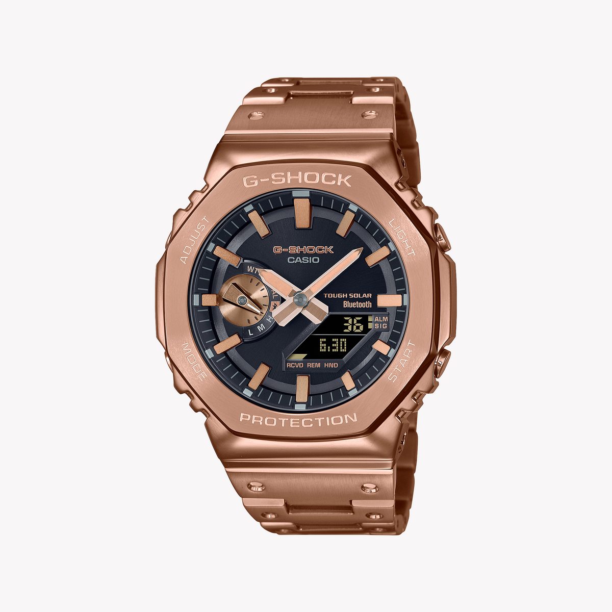 CASIO G-SHOCK GM-B2100GD-5ADR OAK SHIMMER - ELEGANT ROSE GOLD MEN'S TIMEPIECE