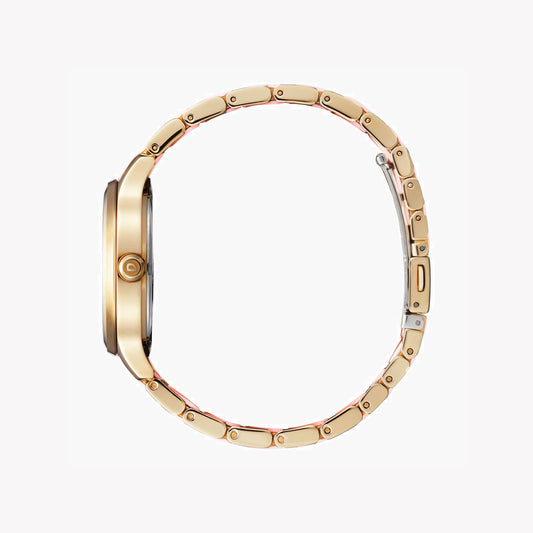 CITIZEN FE7078-85A - CHARMING SOPHISTICATION IN PINK & GOLD - ELEGANT WOMEN'S TIMEPIECE-i-Watch-2