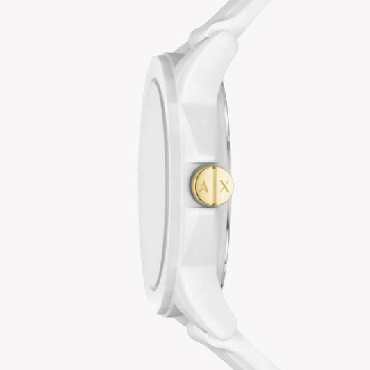 Armani Exchange AX7126SET - Chic White Silicone Women's Watch-i-Watch-2
