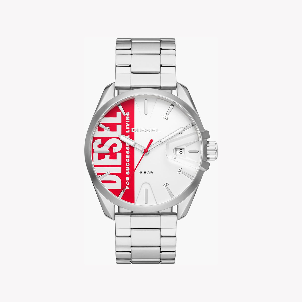 DIESEL DZ1992 BOLD STAINLESS STEEL - STRIKING MEN'S WATCH FOR ACTIVE LIFESTYLES