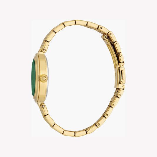 JUST CAVALLI JC1L314M0065 - BOLD GOLD GLAMOUR Women's Watch with Gold Stainless Steel Band and Dark Green Dial-i-Watch-2