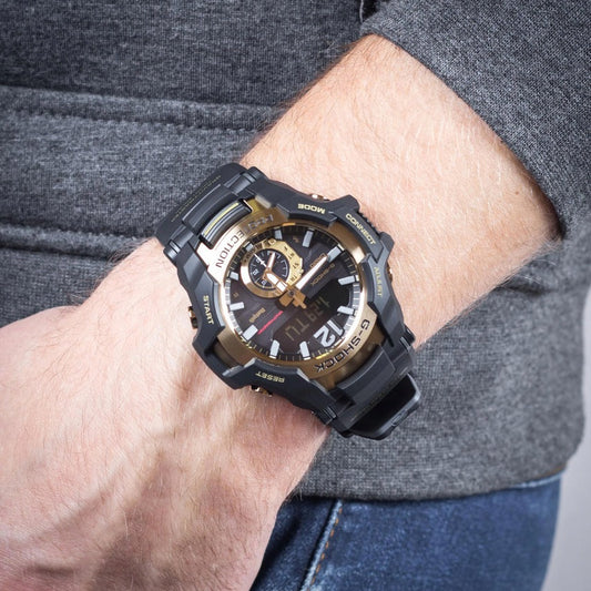 CASIO G-SHOCK GR-B100GB-1ADR - ELEGANT ADVENTURER MEN'S WATCH with Black & Gold Design and Ultimate Durability-i-Watch-2