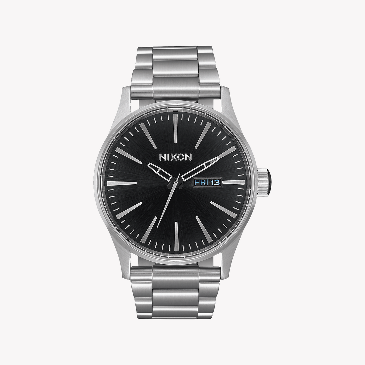 NIXON A356-2348 BOLD SOPHISTICATION - MEN'S TIMEPIECE WITH STUNNING SILVER & BLACK DESIGN