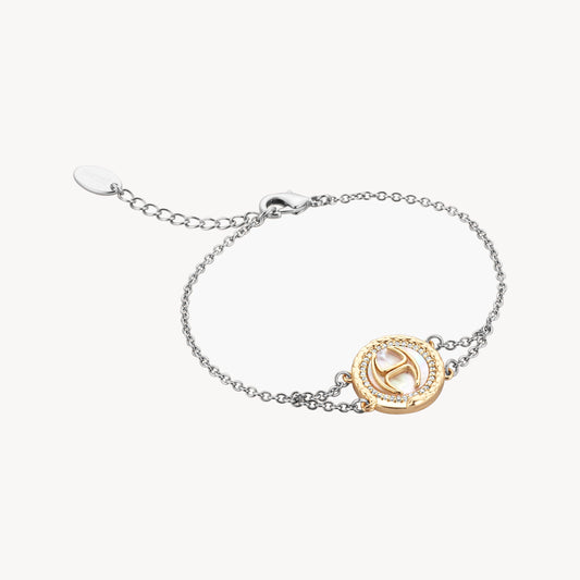 JUST CAVALLI JC1L311M0065 - ELEGANT TWO-TONE WOMEN'S WATCH WITH DARK BLUE DIAL-i-Watch-2