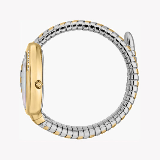 JUST CAVALLI Women's Watch with Gold Stainless Steel Case and Silver & Gold Stainless Steel Band-i-Watch-2