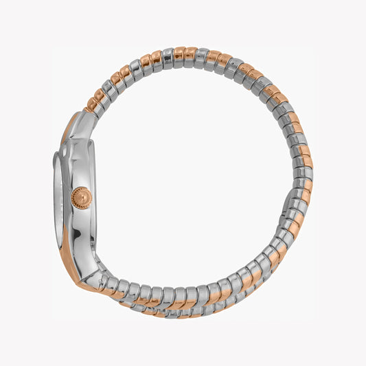 JUST CAVALLI Women's Watch with Silver Stainless Steel Case and Silver & Rose Gold Stainless Steel Band-i-Watch-2