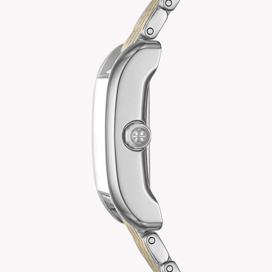 Tory Burch Women's Watch with Silver Stainless Steel Case and Gold / Silver Stainless Steel Band-i-Watch-2