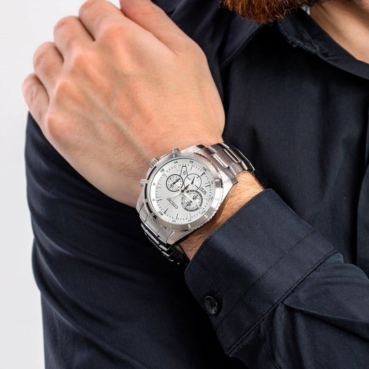 CITIZEN AN8200-50A - BOLD PRECISION MEN'S TIMEPIECE - STYLISH CHRONOGRAPH & DATE FUNCTION-i-Watch-2