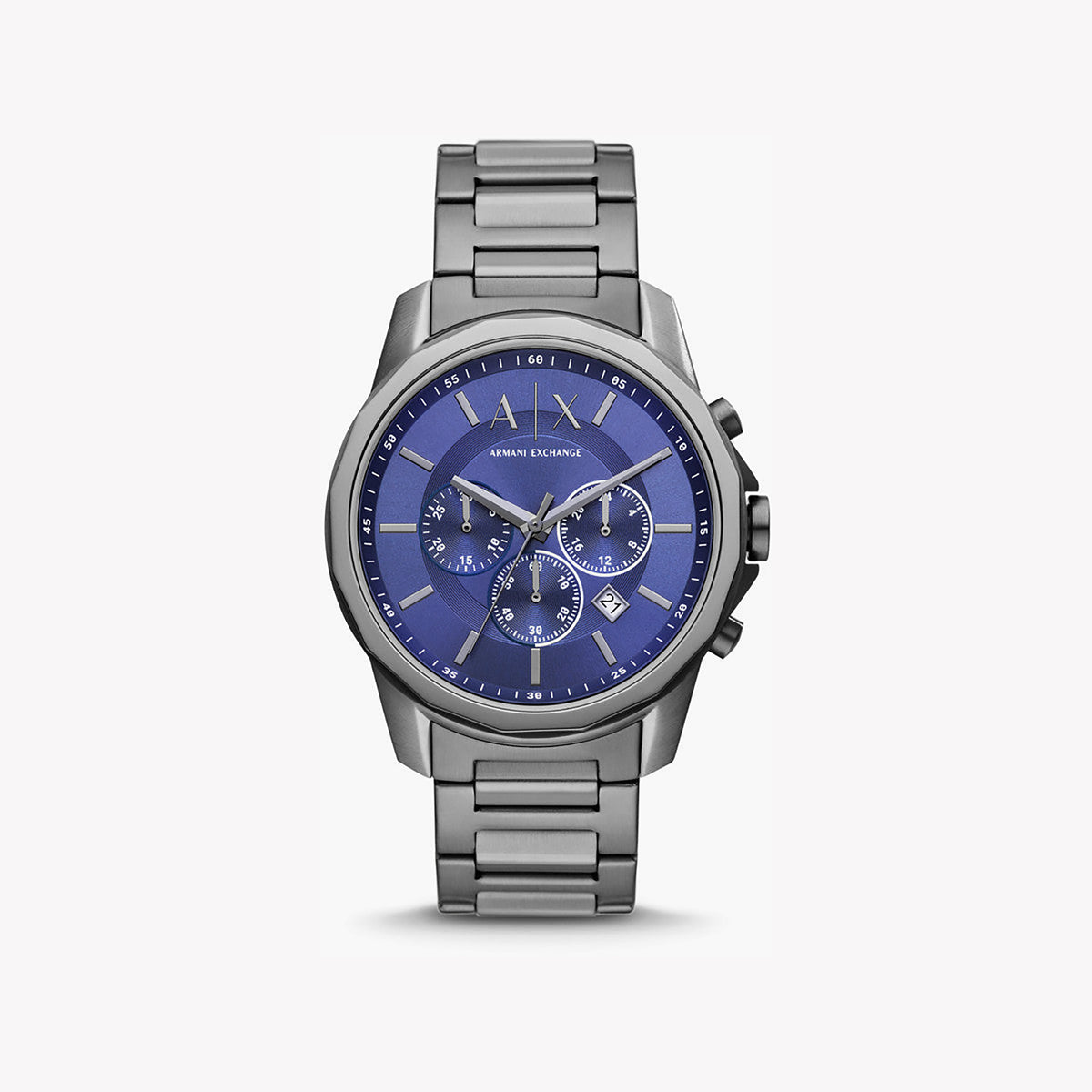 ARMANI EXCHANGE AX1731 - BOLD GREY STAINLESS STEEL TIMEPIECE FOR MODERN MEN