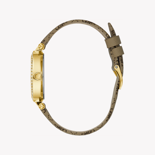 GUESS W1230L2 - ELEGANT CHAMPAGNE GLAMOUR WOMEN'S WATCH WITH GOLD STAINLESS STEEL CASE-i-Watch-2