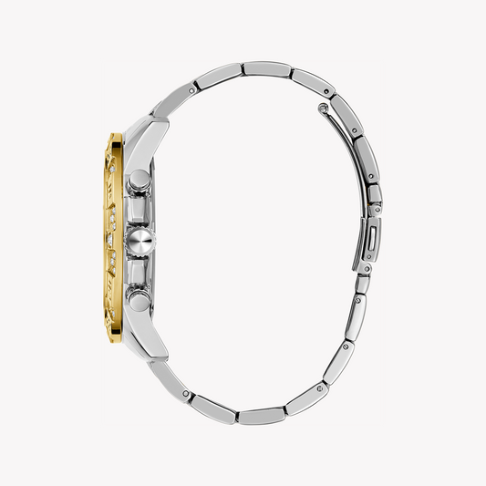 GUESS GW0796G3 - BOLD SOPHISTICATION MEN'S WATCH IN STRIKING GOLD/SILVER WITH BLACK DIAL-i-Watch-2