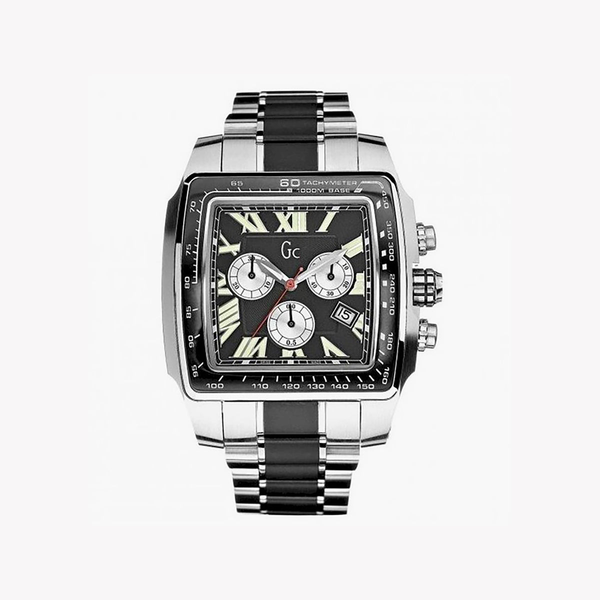 GUESS I41003G2 BOLD EXPRESSION - MEN'S STAINLESS STEEL TIMEPIECE WITH MULTICOLOR BAND & BLACK DIAL