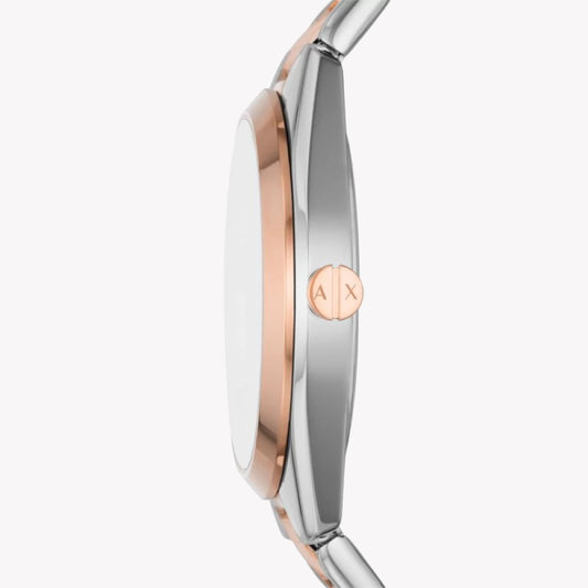 ARMANI EXCHANGE AX5655: ELEGANT SILVER-ROSE GOLD TIMEPIECE FOR MODERN WOMEN-i-Watch-2