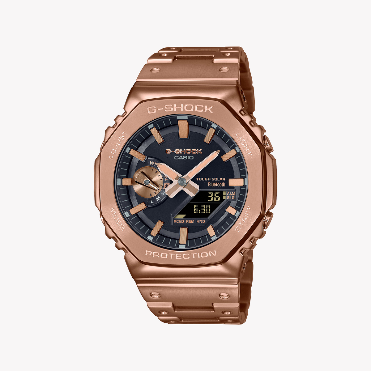 CASIO G-SHOCK GM-B2100GD-5AER OAK - ELEGANT RESILIENCE SERIES Unisex Watch in Rose Gold with Advanced Features