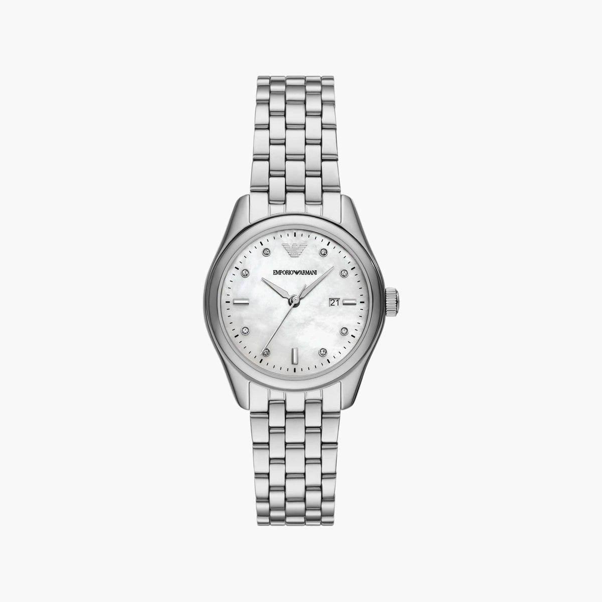Emporio Armani AR11614 - Sophisticated Silver Timepiece-i-Watch