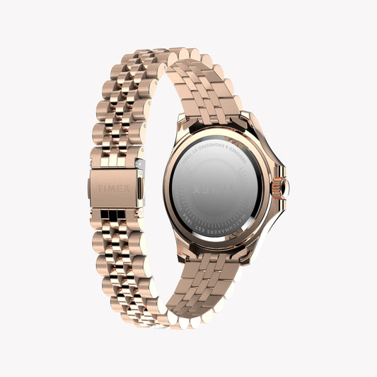 Timex Kaia Multifunction All Rose Gold-Tone Watch - Dazzling Crystal Elegance for Women-i-Watch-2