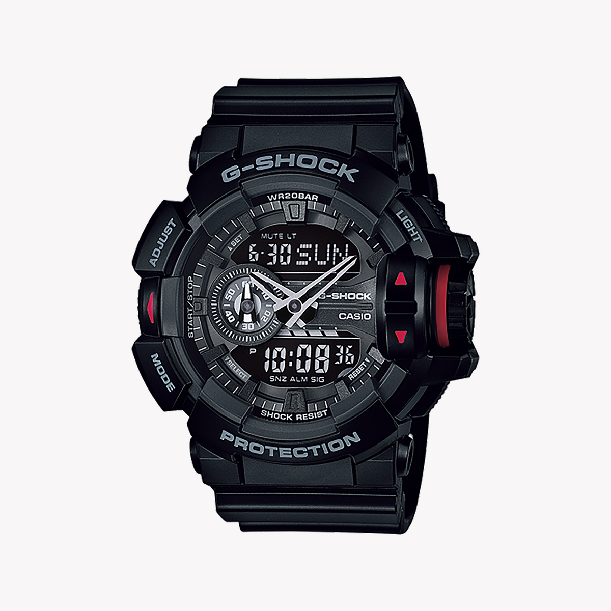 CASIO G-SHOCK GA-400-1BHDR BOLD ADVENTURER - MEN'S BLACK RESIN WATCH FOR EVERY JOURNEY